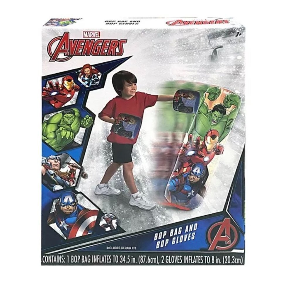 Marvel Avengers Bop Bag and Gloves